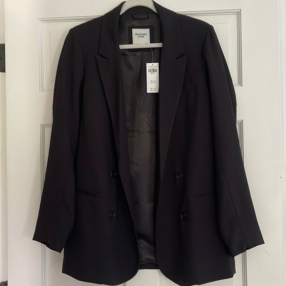Abercrombie & Fitch Oversized Double Breasted Blazer